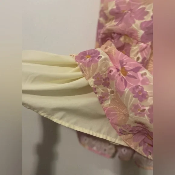 Multicolour Floral Ruffled Midi Dress - Picture 8 of 12